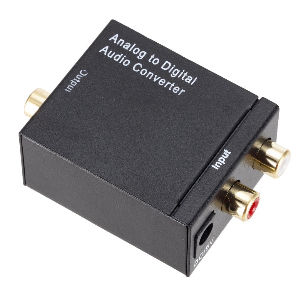 Audio Converter Analog RCA to Digital Optical Coaxial Toslink