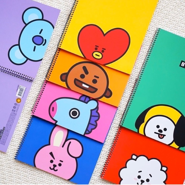 

Official BTS BT21 spring note book