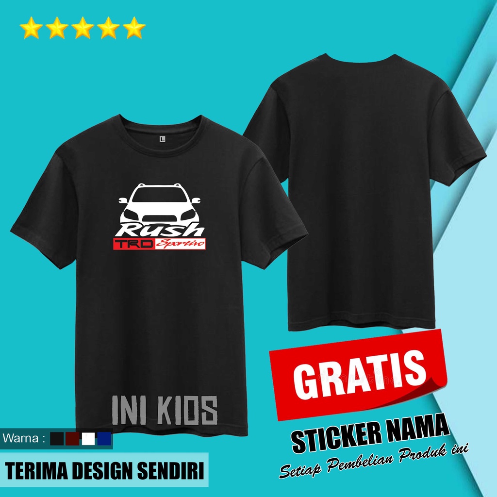 Baju Kaos TOYOTA RUSH TDR SPORTINO Keren Pria Dan Wanita Distro PANDAWA