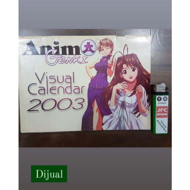 kalender visual karakter anime 2003