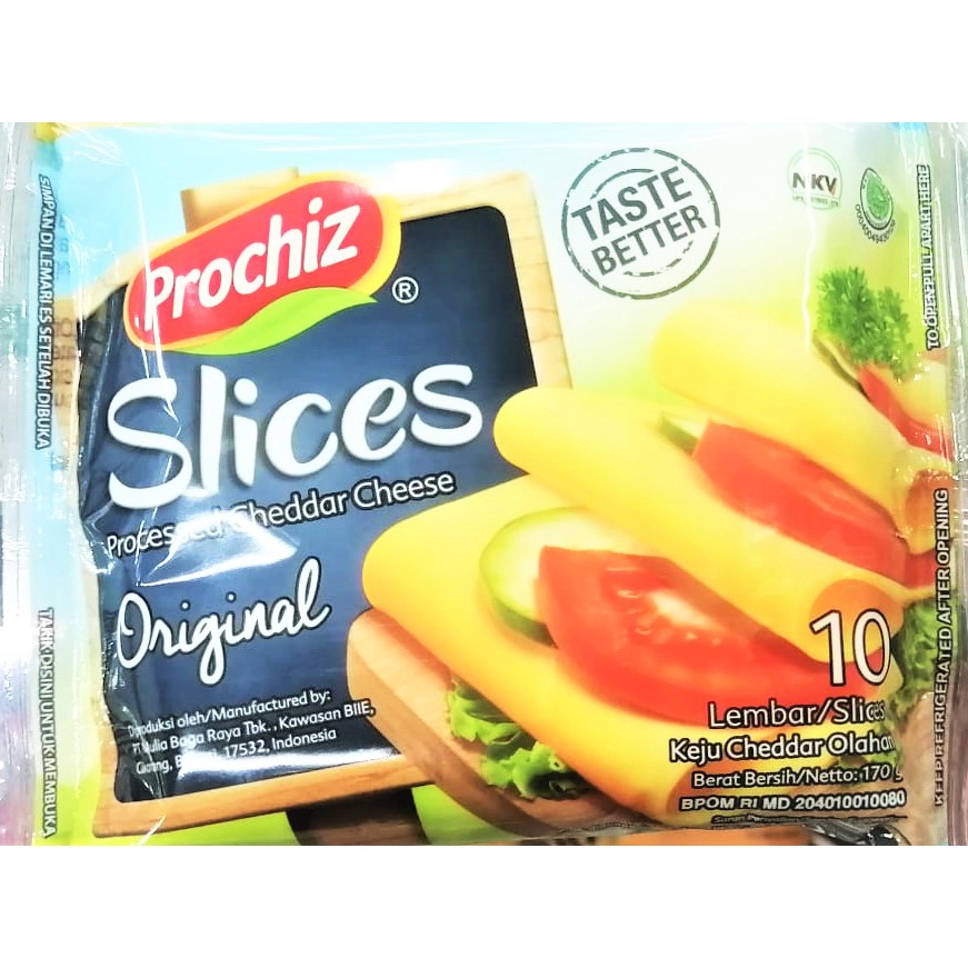 

Prochiz Keju Slice (10 Pcs) 170gr