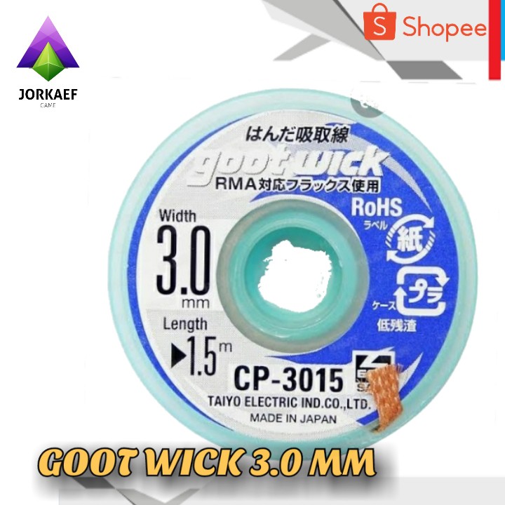 Goot wick Desoldering wick CP 3015 Pita pembersih timah 3.0mm