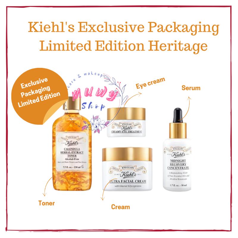 Kiehl's kiehls Exclusive Packaging Limited Edition Heritage