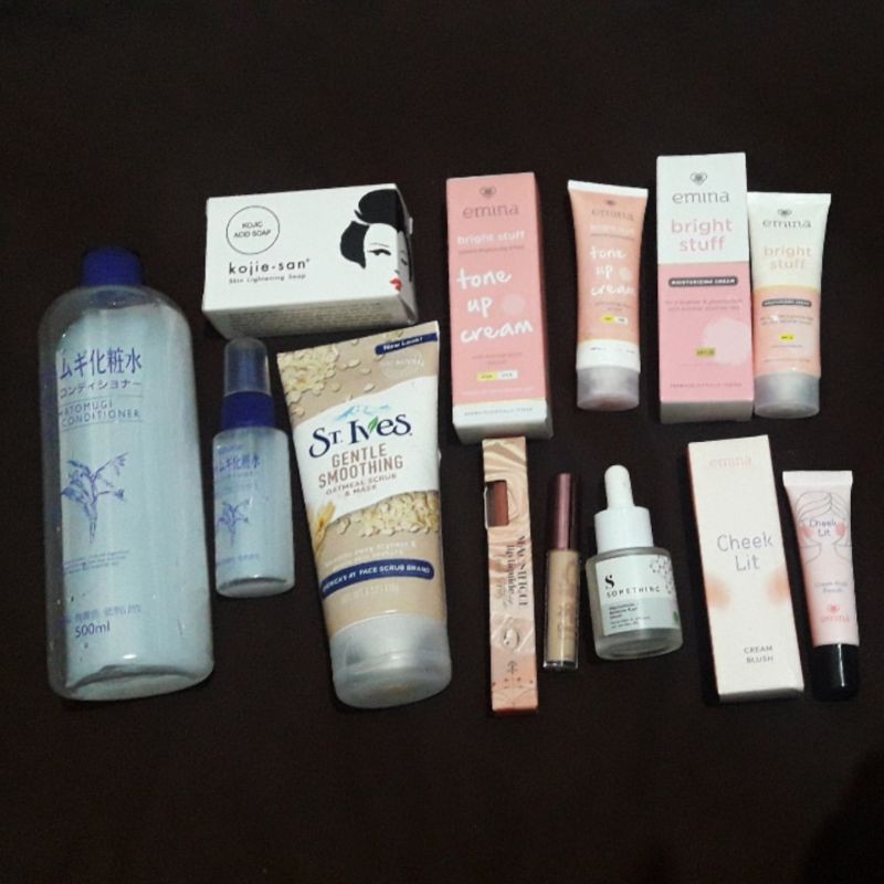Preloved Hatomugi,Emina,KojieSan,Emina,MadameGie,Somethinc,St.Ives
