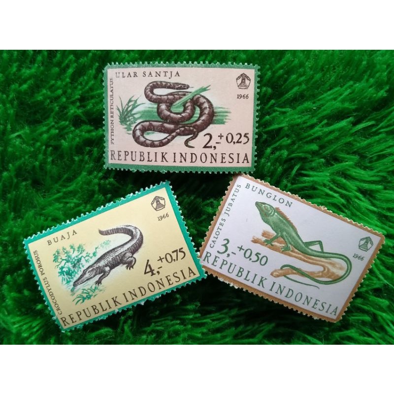 

Miniset Perangko seri REPTIL tahun 1966