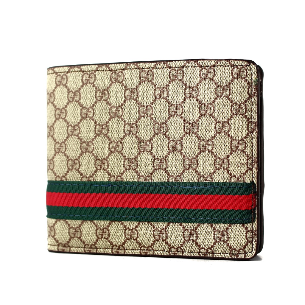 TOKOKOE - Dompet Pria model Tidur bahan Kulit Dompet Lipat dengan Box Exclusive - GC Small Logo