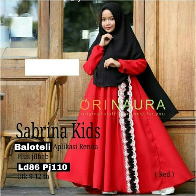 KID SABRINA BERGO gamis anak