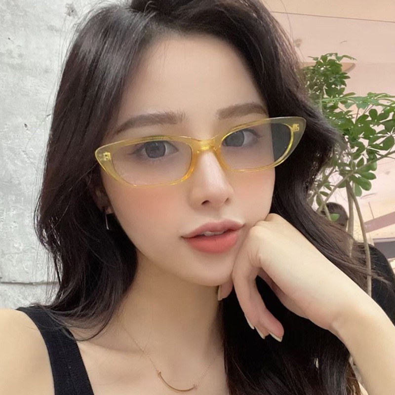 Kacamata Hitam UV400 Model Mata Kucing Gaya Retro Untuk Pria Dan Wanita