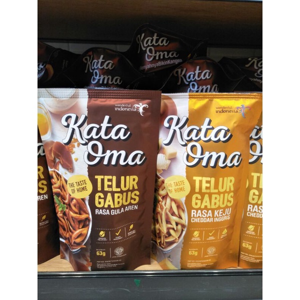 

Promo Big Sale!! Kata oma telur gabus gula aren/keju cheddar/balado/telur asin