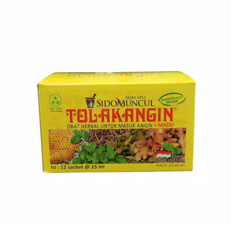 Tolak Angin Cair Sachet 15ml per pak (12 sachet).