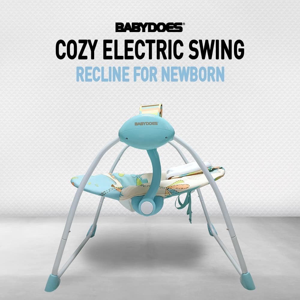 bouncer babydoes cozy electric swing ayunan bayi