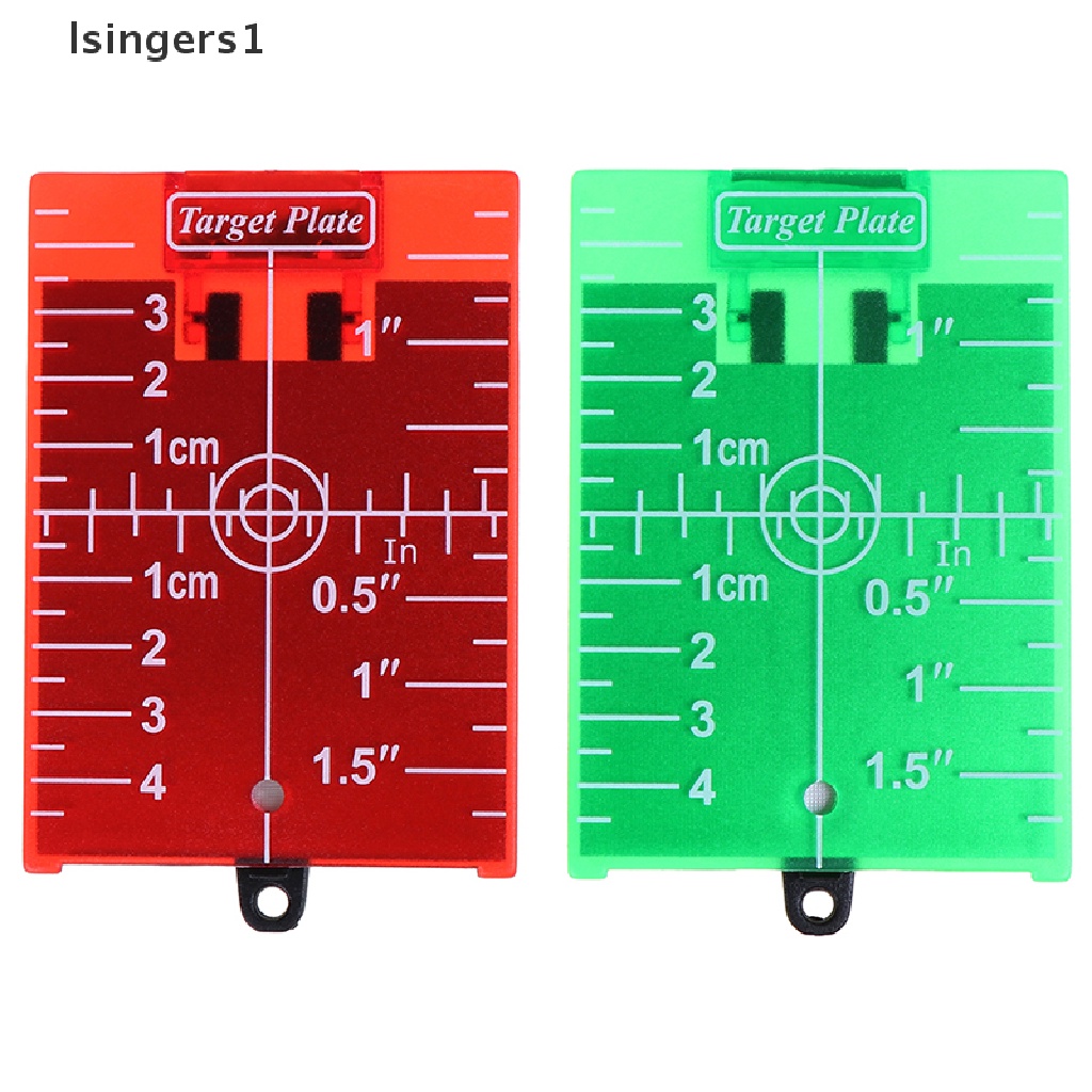 (lsingers1) 1pc Papan Target Laser Magnetik Ukuran inch / cm Untuk Laser Level