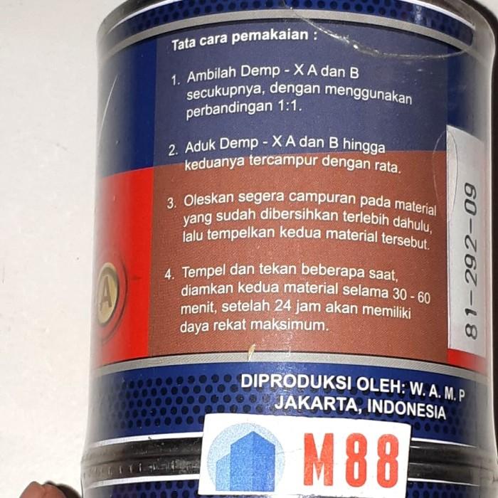 Lem Epoxy DempX A + B = 200 gram Perekat Extreme DEMP-X DEMP X