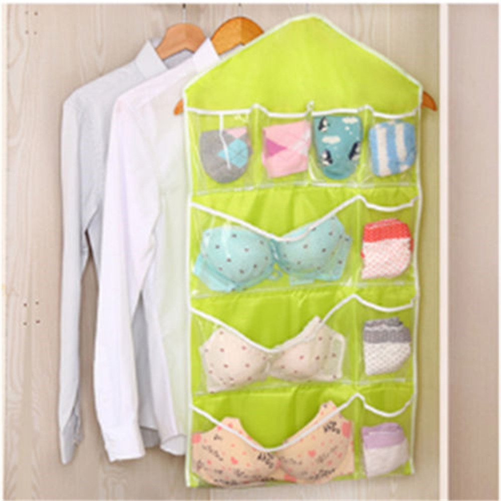 High Quality 10 Pocket Shoes Rack Clear Hanger Over Door Hanging