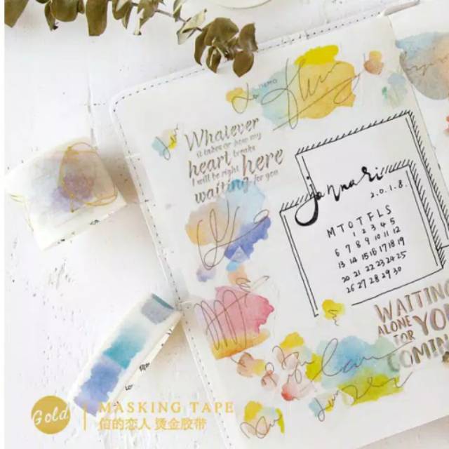 

washi tape sample for scrapbook and journal ( per meter )