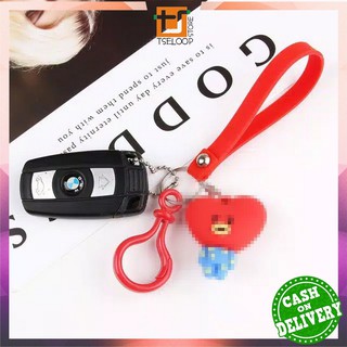 OFM C1 Key Chain Gantungan Kunci Tas  Anak  Tali  Motif 