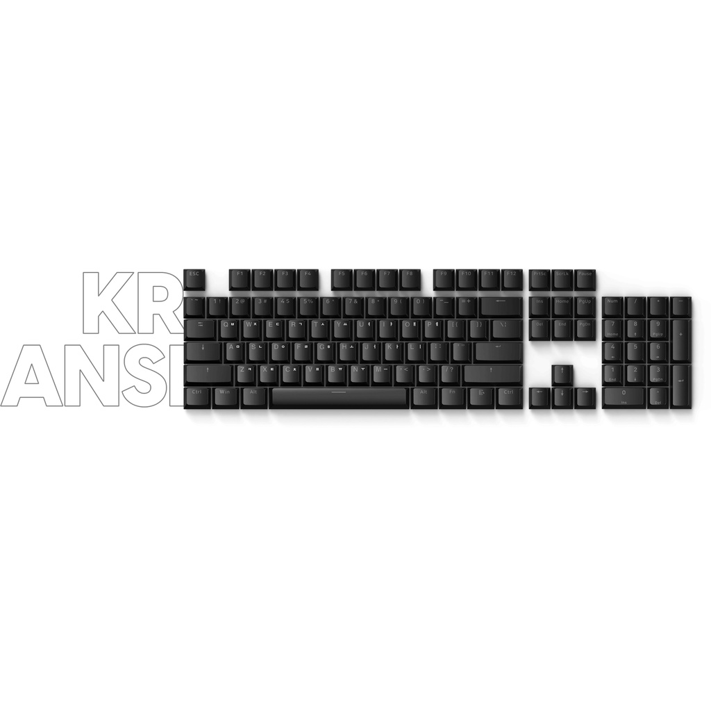 Pulsar Low Profile KR ANSI PBT Doubleshot Keycaps 104 Set (US/KR)