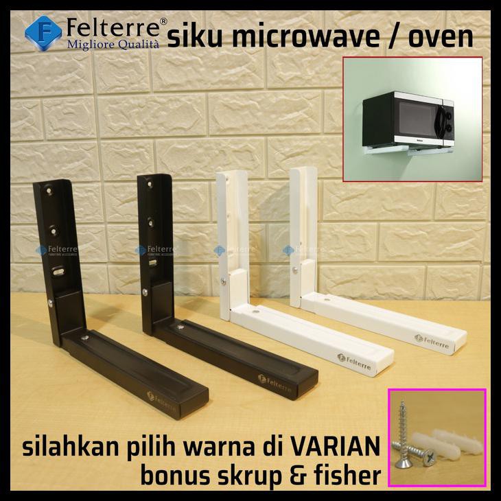 New Arrival - Siku Microwave/Microwave Support/Rak Microwave - Putih Meutiaraa