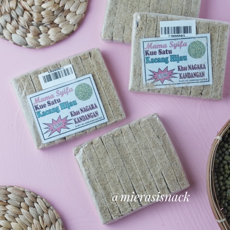 

Kue satu kacang hijau mama syifa khas kandangan | wadai khas banjar | kue banjarmasin