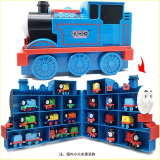 Set Mainan Kereta  Api  Thomas  Kecil Magnetik Pull Back 