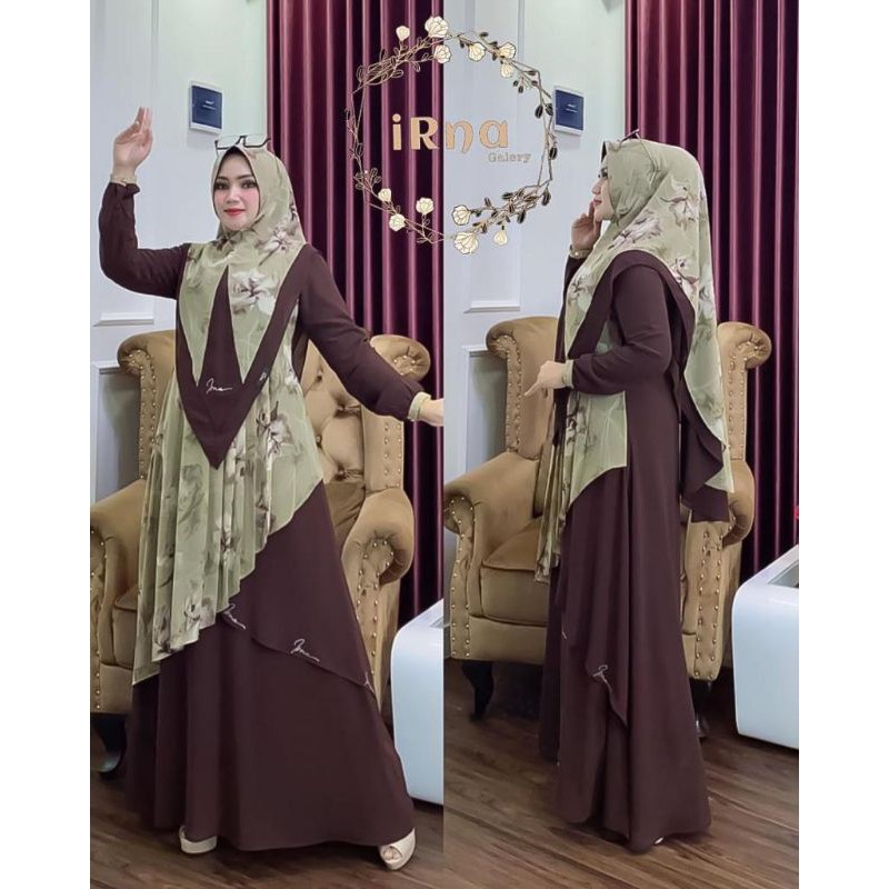 Gamis Set Starla Syari Vol 3 by iRna Gallery Original