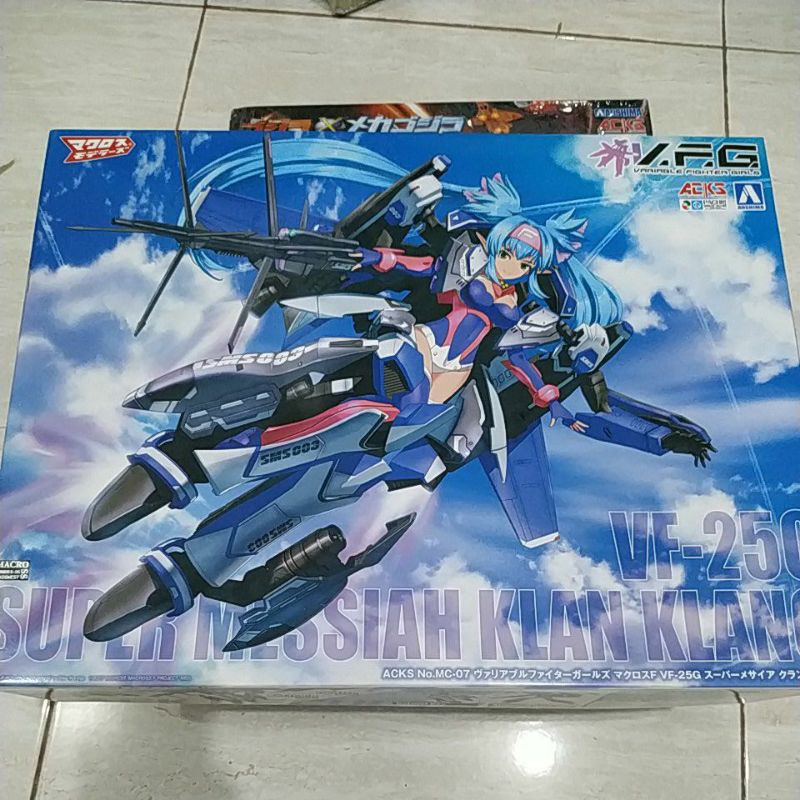 macross vf-25 g super messiah klan klang acks aoshima