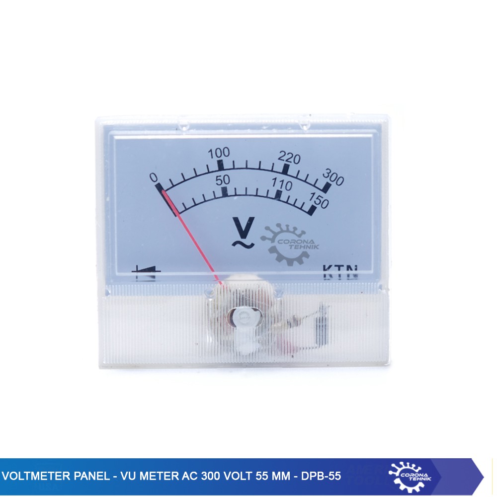 DPB-55 - Voltmeter Panel - VU Meter AC 300 Volt 55 mm