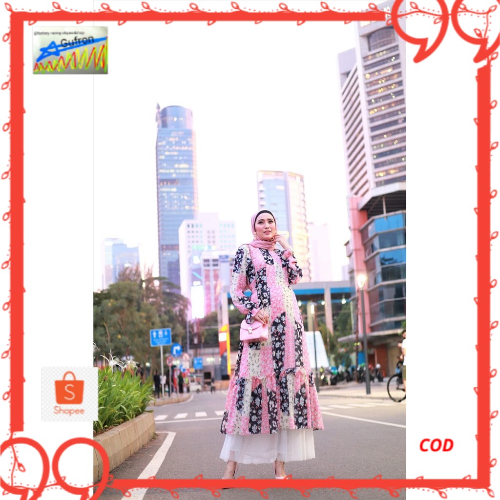 Daifa Set Tunik Rok Ori GLZ