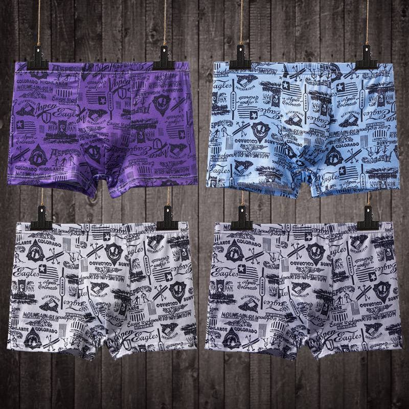 BOXER SPORT [1pak isi4pcs] HIGH QUALITY PREMIUM BOXER  PRIA DEWASA Motif BX BASIC ELEMENT SPORT CD30