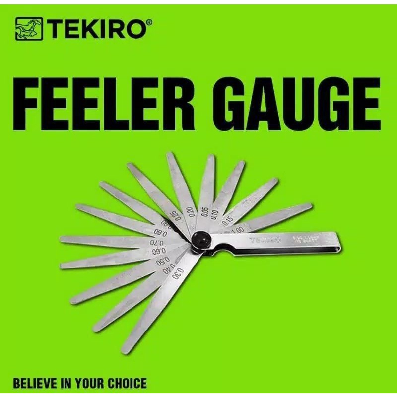 TEKIRO feeler gauge 13 blades ORIGINAL