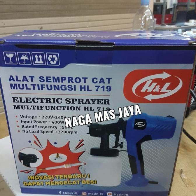 SPRAY GUN ELEKTRIK ELECTRIC H&L HL719 / ALAT SEMPROT CAT LISTRIK HL719 Termurah
