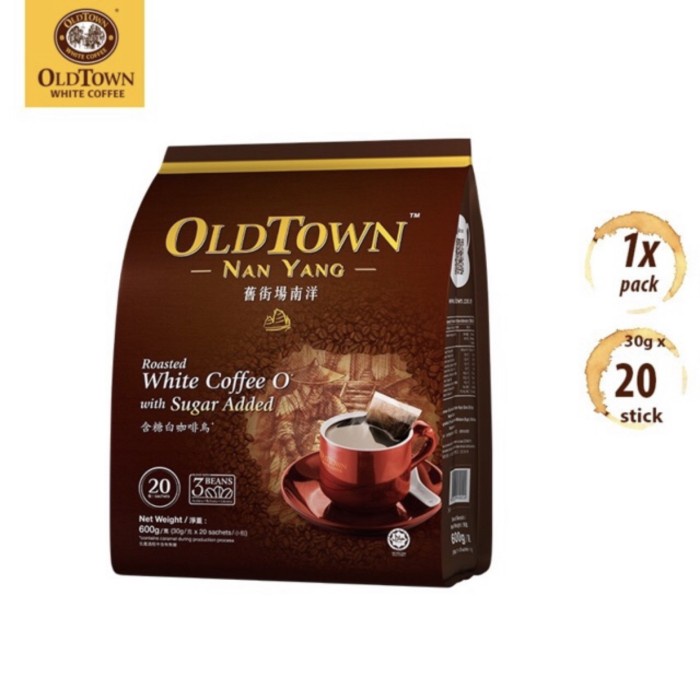 

oldtown white coffee o with sugar /kopi o oldtown dengan gula