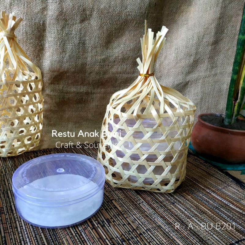 

(B201) Parcel Ikat 17cm |Lebaran|Hampers|Hantaran|Hadiah|Parcel|Pesta|Wadah|Toples Bambu|DIY