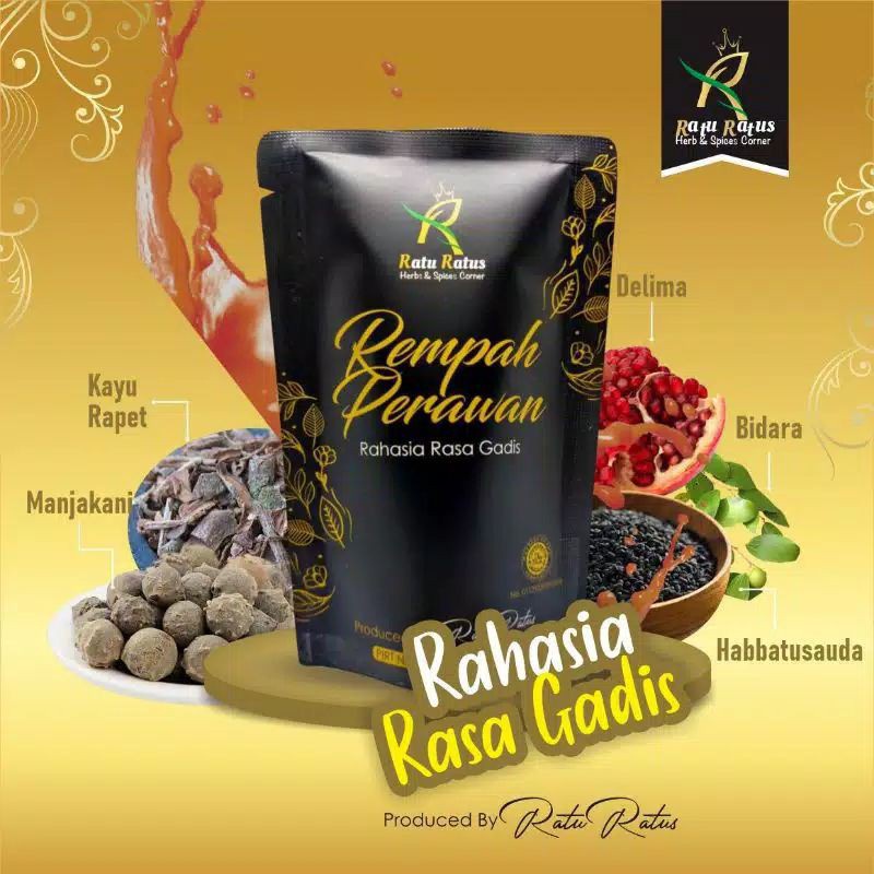 REMPAH PERAWAN ORIGINAL RATU RATUS [ Buy 1 get 1 gift]