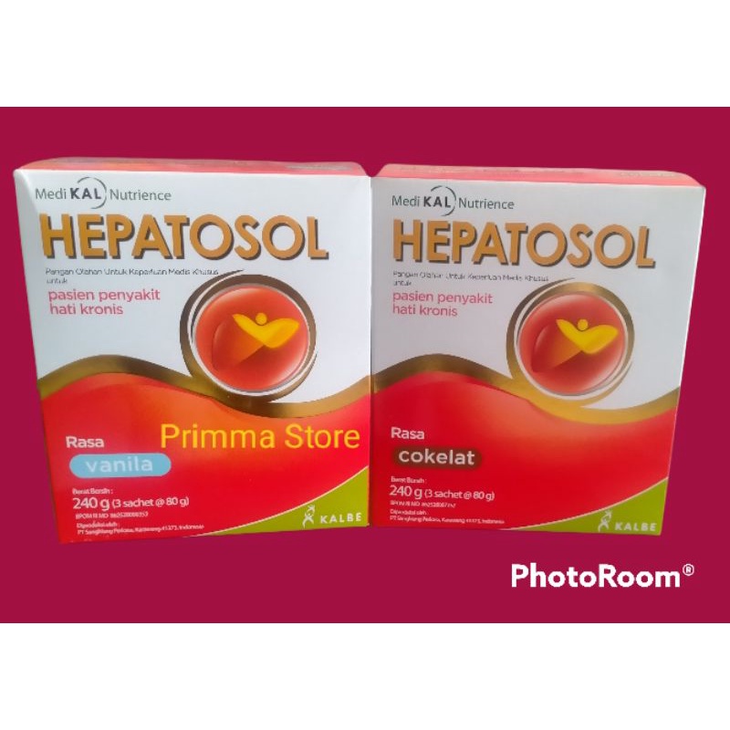 

~ HEPATOSOL 240 gr (3sachet@ 80gr)~ Nutrisi/ makanan khusus bagi padien gangguan hati.