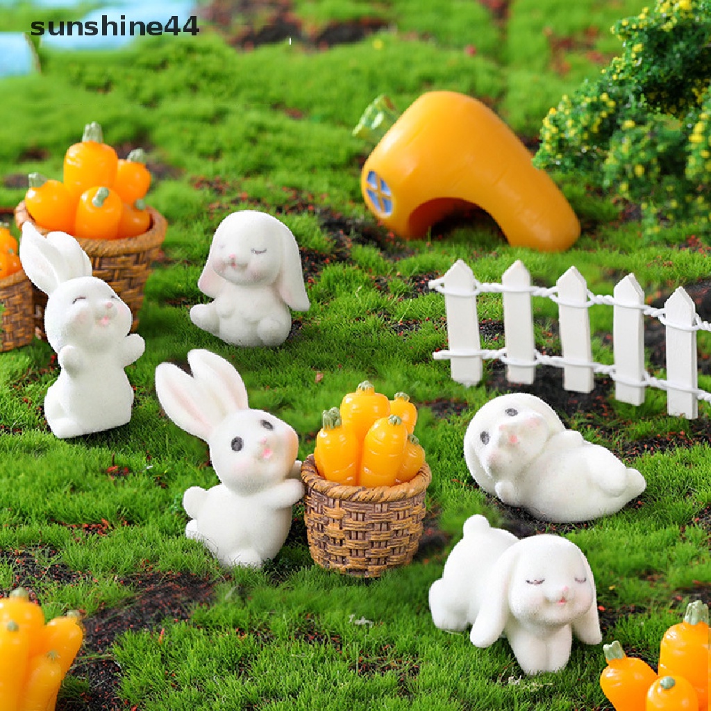 Sunshine Miniatur Kelinci Lucu Untuk Dekorasi Kue