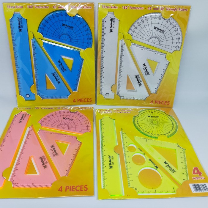 

Penggaris 4 Set Merk Butterfly