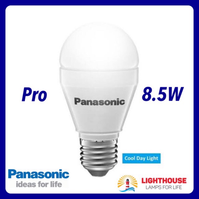  Lampu  Led  Bulb 8 5 Watt Panasonic  Pro 8 5W 9W Putih E27 