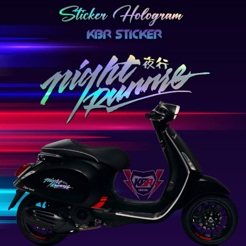 Sticker Cutting Hologram Motor / Mobil Motif Baterai Wifi Sinyal