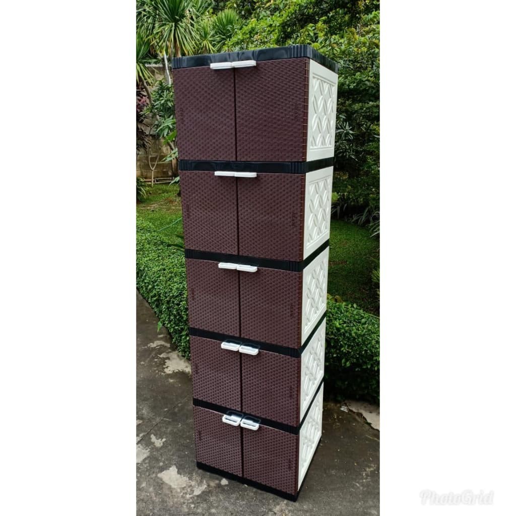 Lemari Plastik Mini Tabitha susun 5