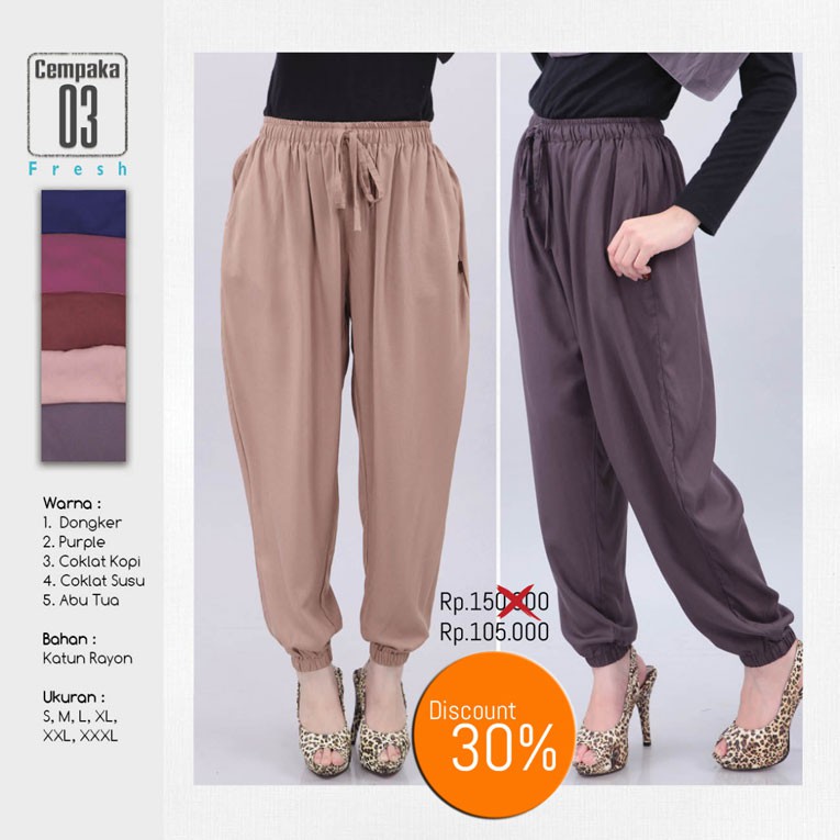 Diskon Qirani Celana Cempaka 03