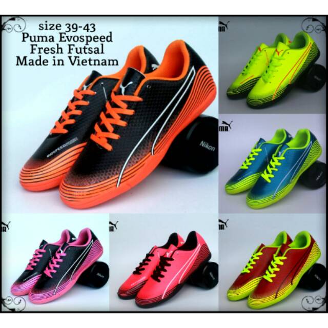 Sepatu Futsal Bola Kets Sport Sneakers Puma Evospeed Fresh Vietnam Pria Galeri Intan Bandung
