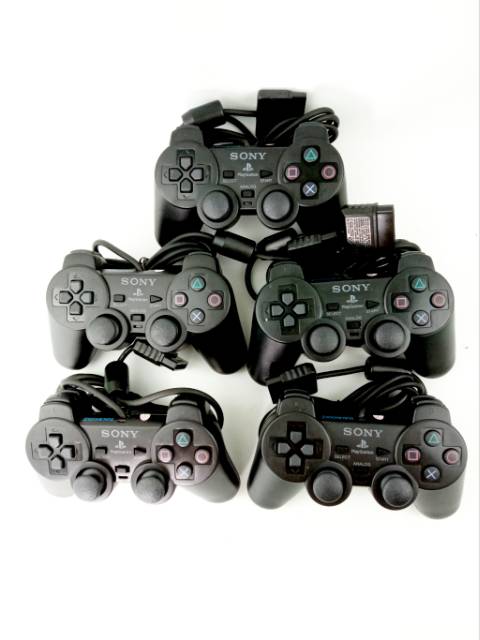 Stik PS2 TW Hitam 1kg isi5 / joystick ps2 hitam