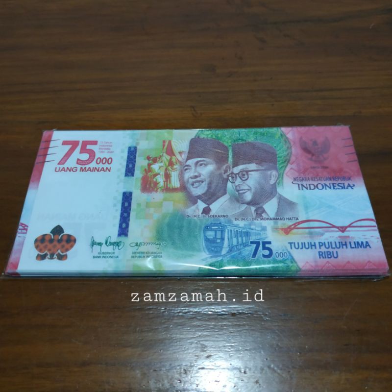 50 Lembar Uang Mainan Mirip Asli Untuk Mahar Dan Edukasi Anak Shopee Indonesia