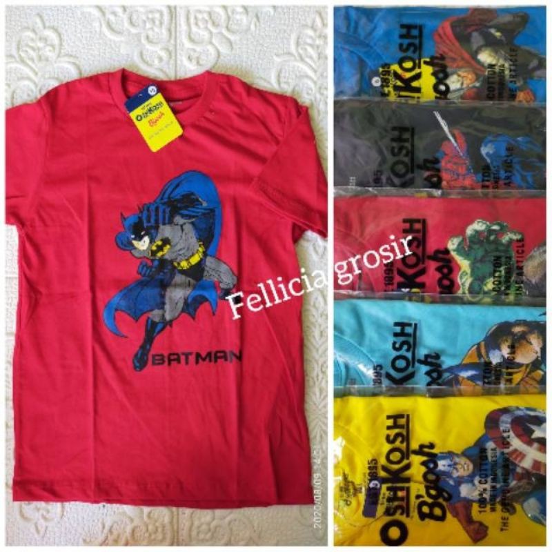 ATASAN KAOS OSKOS COWOK, SIZE 246810.