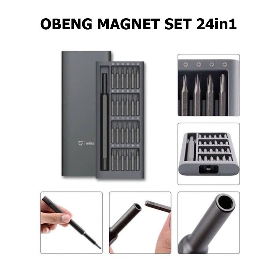 Trend-Obeng 24 in1 Precision Magnet Screwdriver Kit Set 24pcs