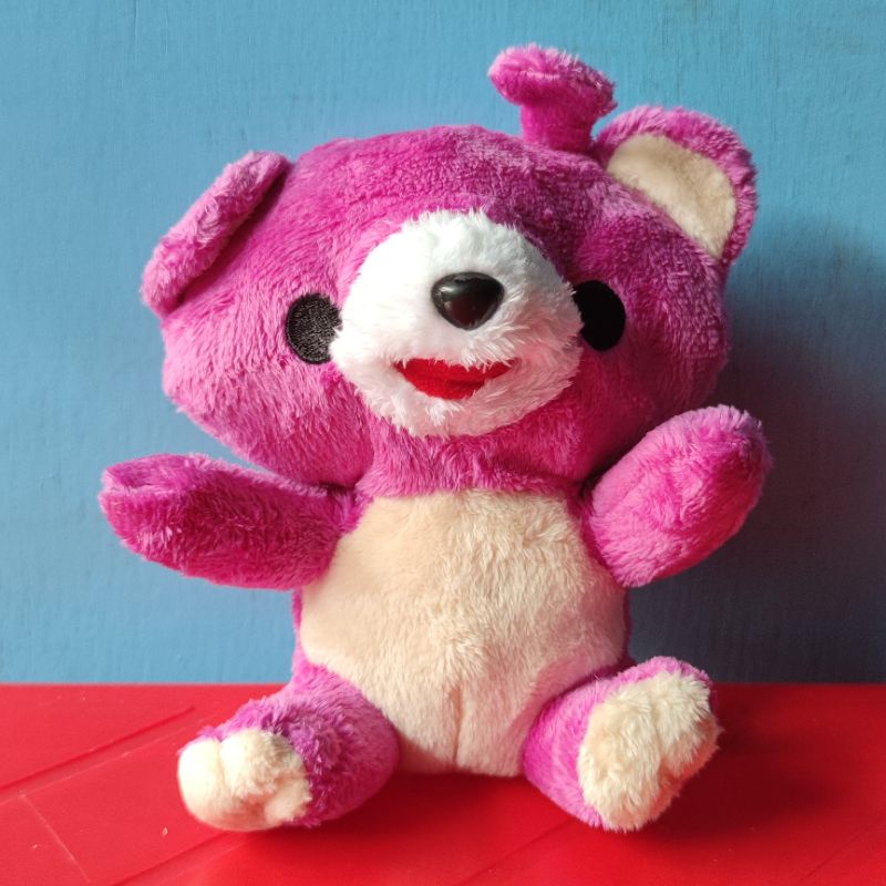 BONEKA HEWAN LUCU MAINAN ANAK - BONEKA ANIMAL WARNA UNGU - BONEKA HEWAN IMUT DAN LEMBUT