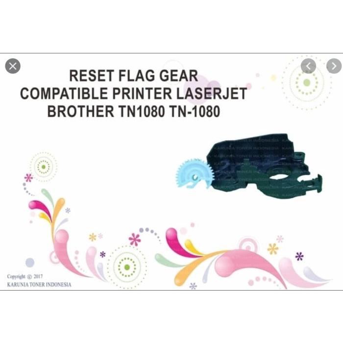 Reset Gear Flag Gear Br0th3r TN2356 TN-2356 DCP-L2540dw DCP L2540dw