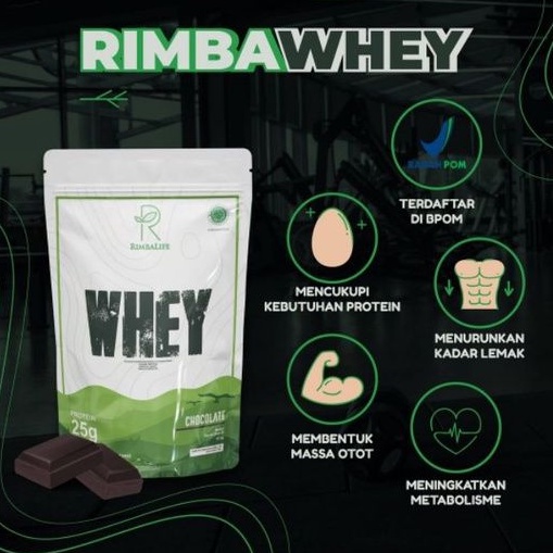 Rimba Whey 3 Lbs 3lbs Whey Protein Rimba Whey 2 Lbs Free 1 Lbs BPOM Halal MUI Muscle First