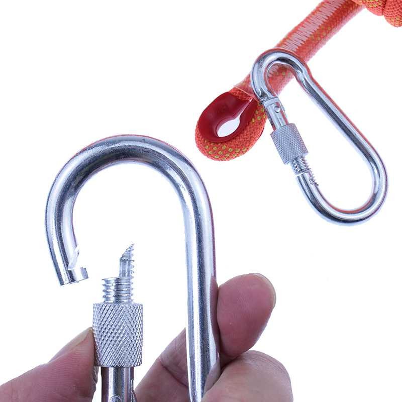 Terbaru ! Tali Paracord Panjang Tebing Climbing Rope 10mm with Steel Buckle - P4